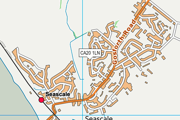 CA20 1LN map - OS VectorMap District (Ordnance Survey)