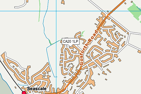 CA20 1LP map - OS VectorMap District (Ordnance Survey)