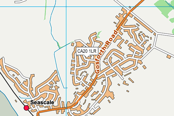 CA20 1LR map - OS VectorMap District (Ordnance Survey)