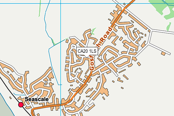 CA20 1LS map - OS VectorMap District (Ordnance Survey)
