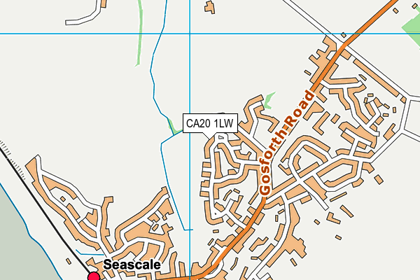 CA20 1LW map - OS VectorMap District (Ordnance Survey)