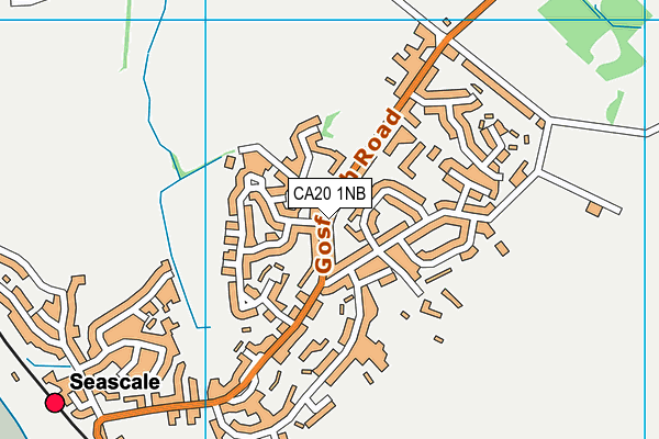 CA20 1NB map - OS VectorMap District (Ordnance Survey)