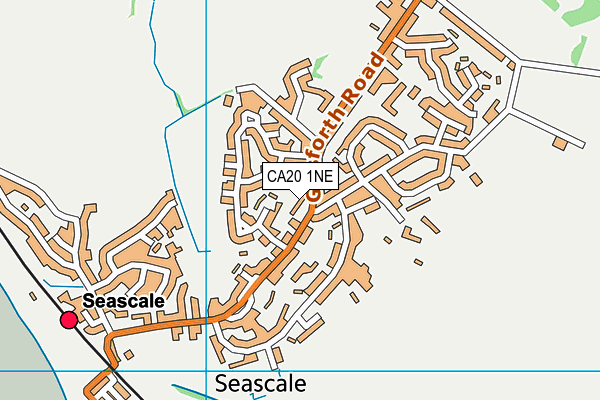 CA20 1NE map - OS VectorMap District (Ordnance Survey)