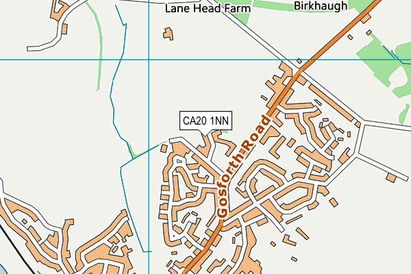 CA20 1NN map - OS VectorMap District (Ordnance Survey)