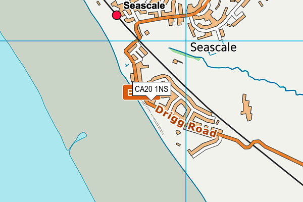 CA20 1NS map - OS VectorMap District (Ordnance Survey)