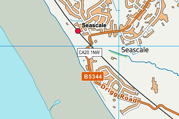 CA20 1NW map - OS VectorMap District (Ordnance Survey)