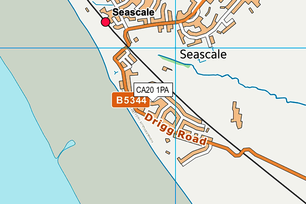 CA20 1PA map - OS VectorMap District (Ordnance Survey)