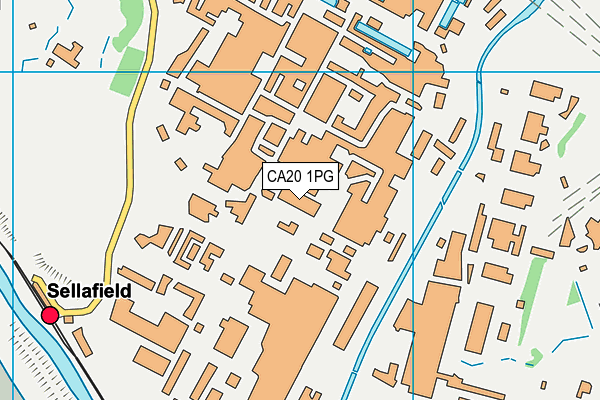 CA20 1PG map - OS VectorMap District (Ordnance Survey)