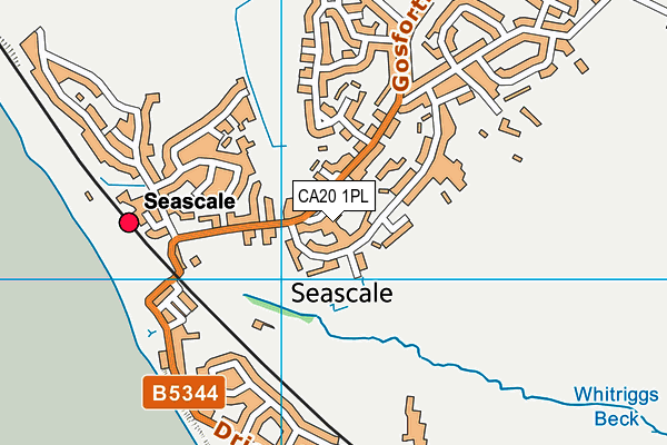 CA20 1PL map - OS VectorMap District (Ordnance Survey)