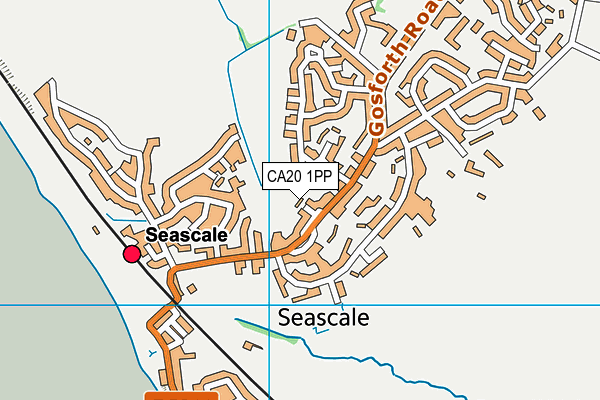 CA20 1PP map - OS VectorMap District (Ordnance Survey)