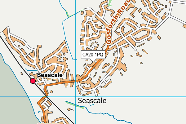 CA20 1PQ map - OS VectorMap District (Ordnance Survey)