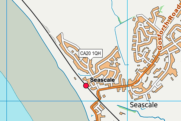 CA20 1QH map - OS VectorMap District (Ordnance Survey)