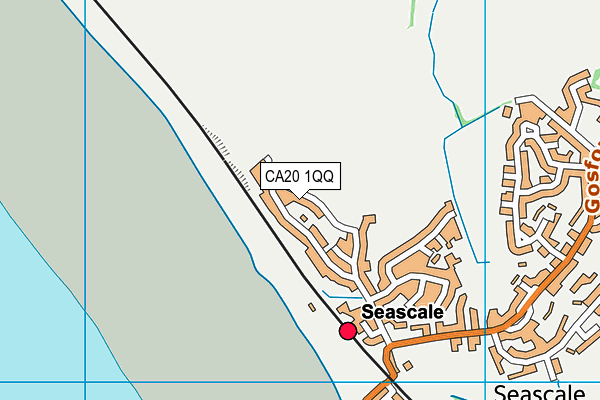 CA20 1QQ map - OS VectorMap District (Ordnance Survey)