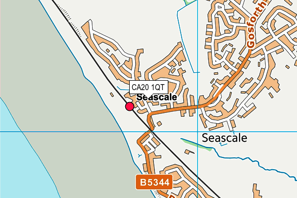 CA20 1QT map - OS VectorMap District (Ordnance Survey)