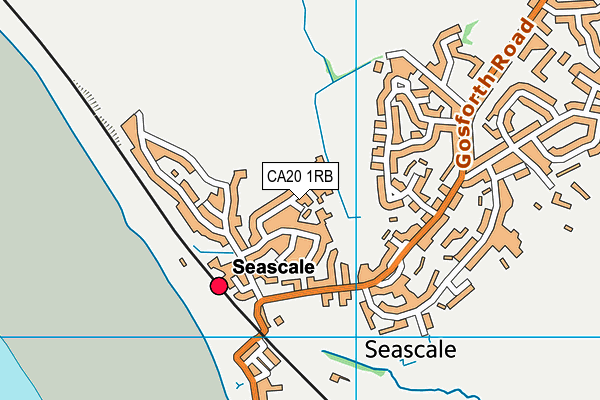 CA20 1RB map - OS VectorMap District (Ordnance Survey)