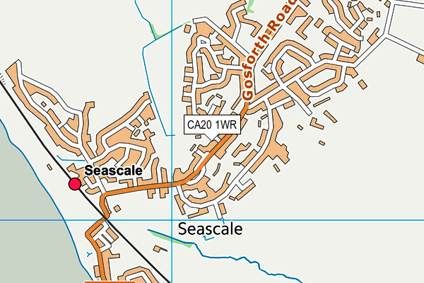 CA20 1WR map - OS VectorMap District (Ordnance Survey)