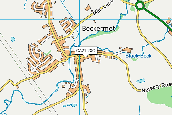 CA21 2XQ map - OS VectorMap District (Ordnance Survey)