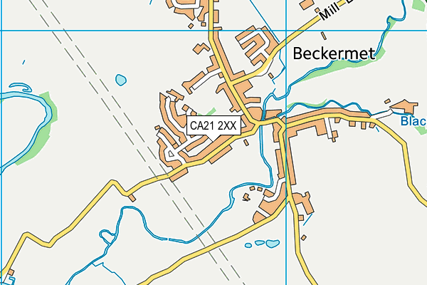 CA21 2XX map - OS VectorMap District (Ordnance Survey)
