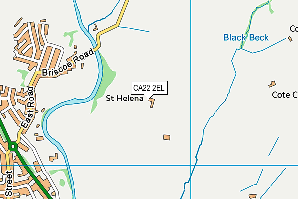 CA22 2EL map - OS VectorMap District (Ordnance Survey)