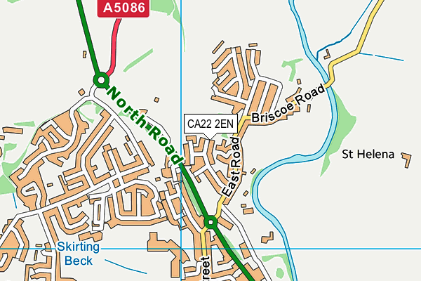 CA22 2EN map - OS VectorMap District (Ordnance Survey)