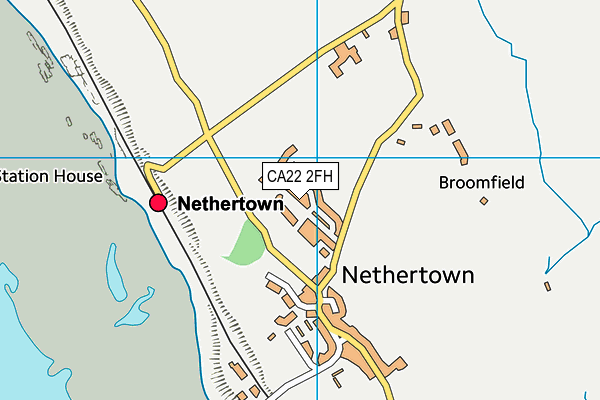 CA22 2FH map - OS VectorMap District (Ordnance Survey)