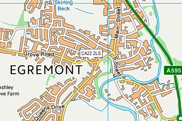 CA22 2LS map - OS VectorMap District (Ordnance Survey)
