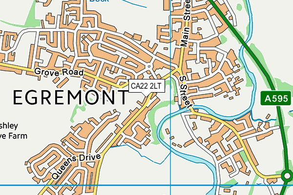 Bookwell Primary School map (CA22 2LT) - OS VectorMap District (Ordnance Survey)