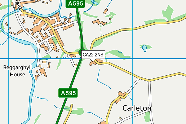 CA22 2NS map - OS VectorMap District (Ordnance Survey)