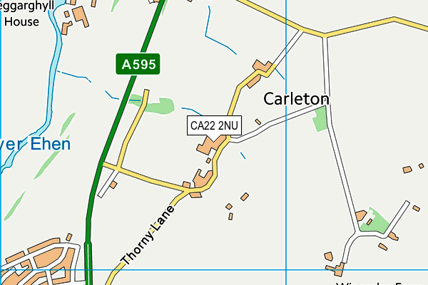 CA22 2NU map - OS VectorMap District (Ordnance Survey)