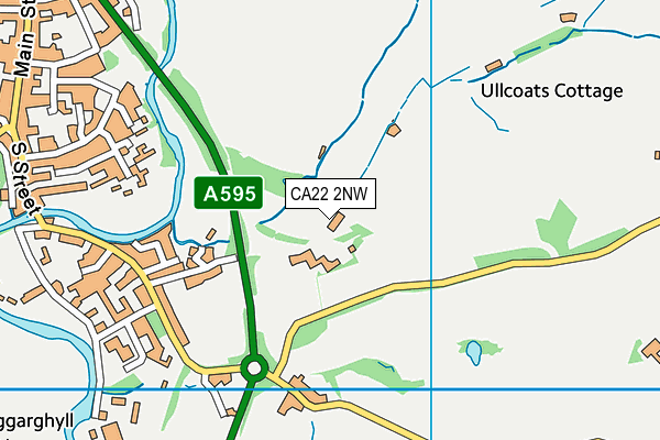 CA22 2NW map - OS VectorMap District (Ordnance Survey)