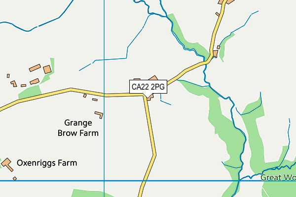 CA22 2PG map - OS VectorMap District (Ordnance Survey)