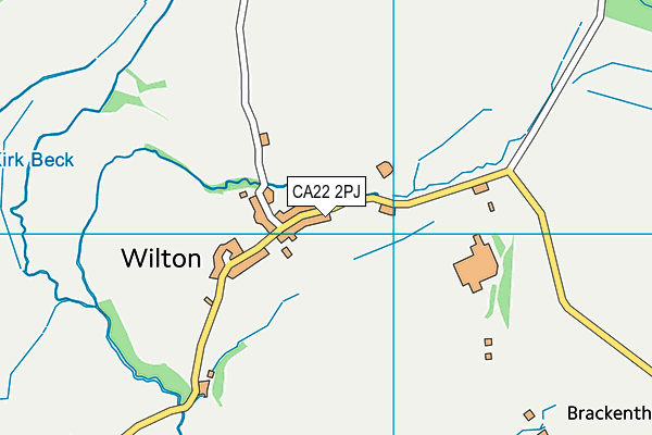 CA22 2PJ map - OS VectorMap District (Ordnance Survey)