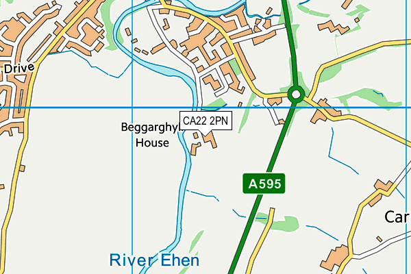 CA22 2PN map - OS VectorMap District (Ordnance Survey)