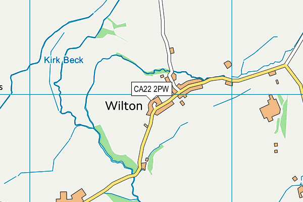 CA22 2PW map - OS VectorMap District (Ordnance Survey)