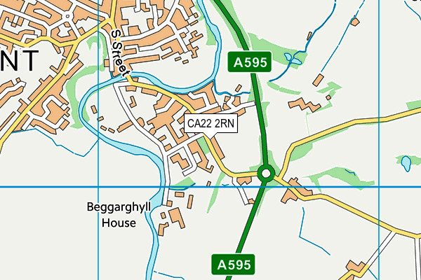 CA22 2RN map - OS VectorMap District (Ordnance Survey)