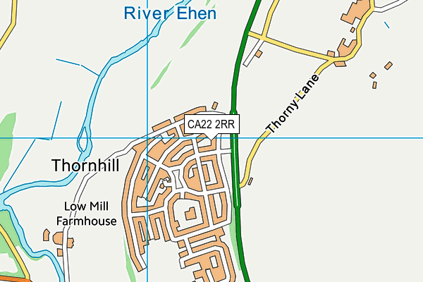 CA22 2RR map - OS VectorMap District (Ordnance Survey)