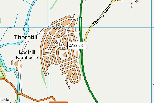 CA22 2RT map - OS VectorMap District (Ordnance Survey)