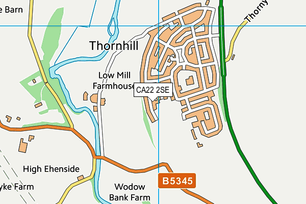 CA22 2SE map - OS VectorMap District (Ordnance Survey)