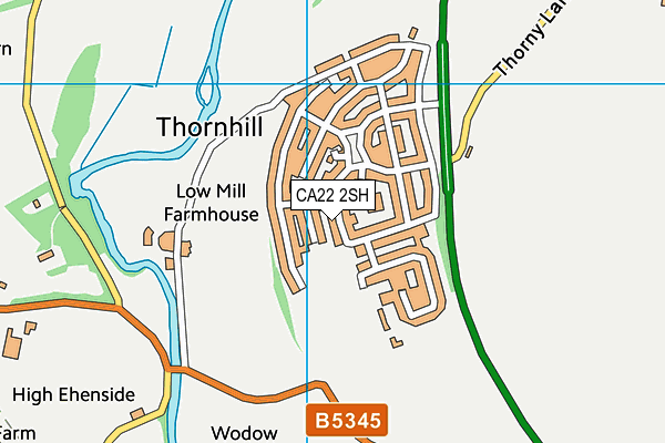 CA22 2SH map - OS VectorMap District (Ordnance Survey)