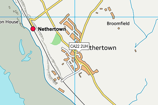 CA22 2UH map - OS VectorMap District (Ordnance Survey)