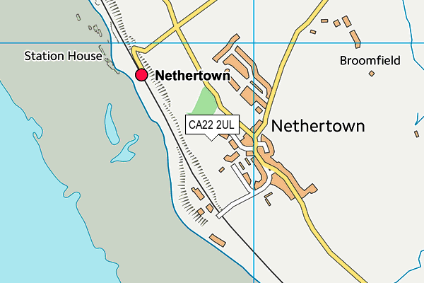 CA22 2UL map - OS VectorMap District (Ordnance Survey)