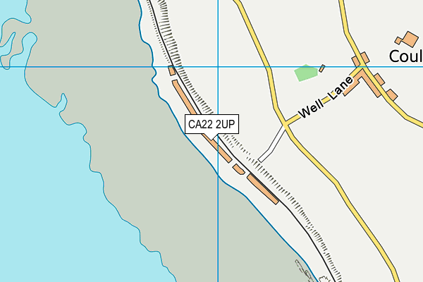 CA22 2UP map - OS VectorMap District (Ordnance Survey)