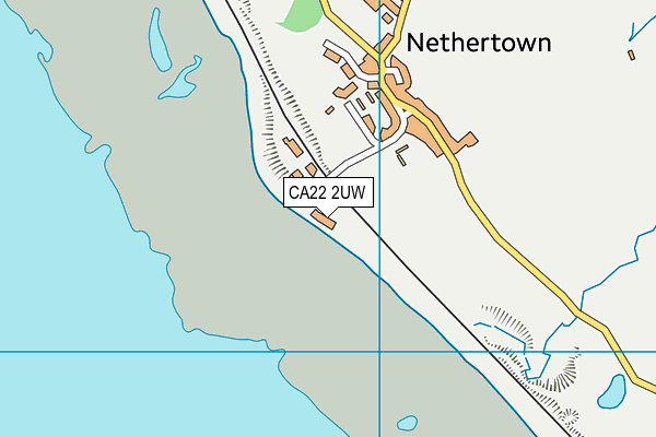 CA22 2UW map - OS VectorMap District (Ordnance Survey)