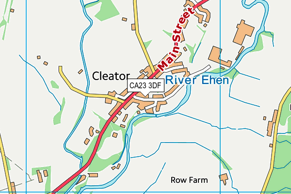 CA23 3DF map - OS VectorMap District (Ordnance Survey)