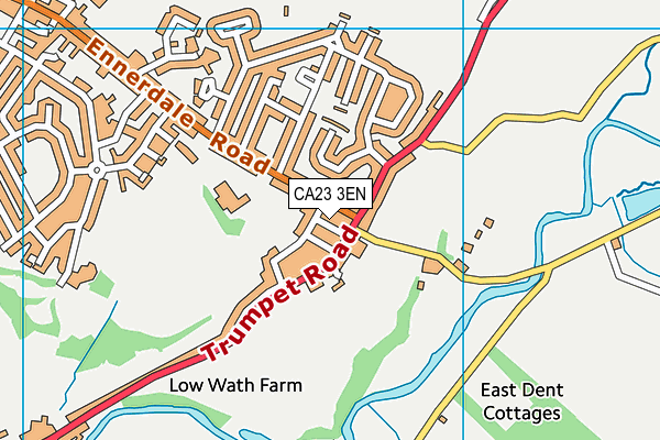 CA23 3EN map - OS VectorMap District (Ordnance Survey)