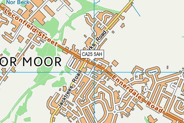 CA25 5AH map - OS VectorMap District (Ordnance Survey)