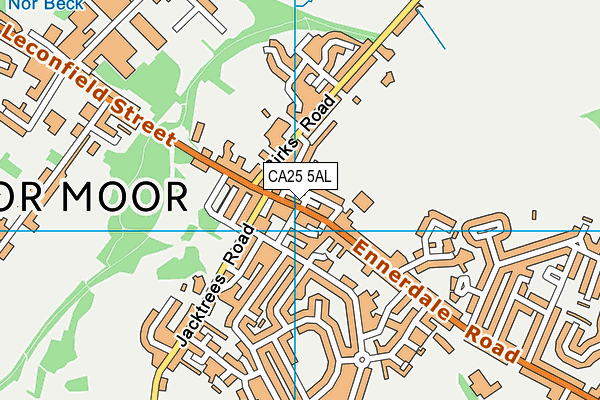 CA25 5AL map - OS VectorMap District (Ordnance Survey)