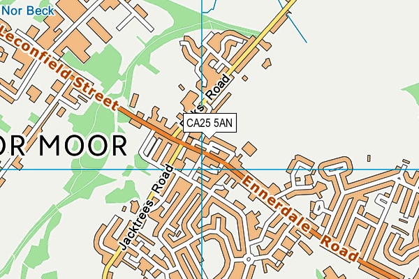 CA25 5AN map - OS VectorMap District (Ordnance Survey)