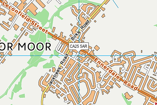 CA25 5AR map - OS VectorMap District (Ordnance Survey)