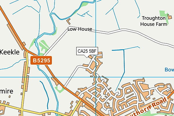 CA25 5BF map - OS VectorMap District (Ordnance Survey)